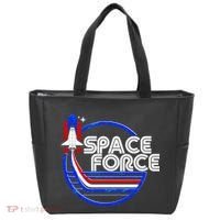Retro USA American Space Force Emblem Tote Bag thumb 0