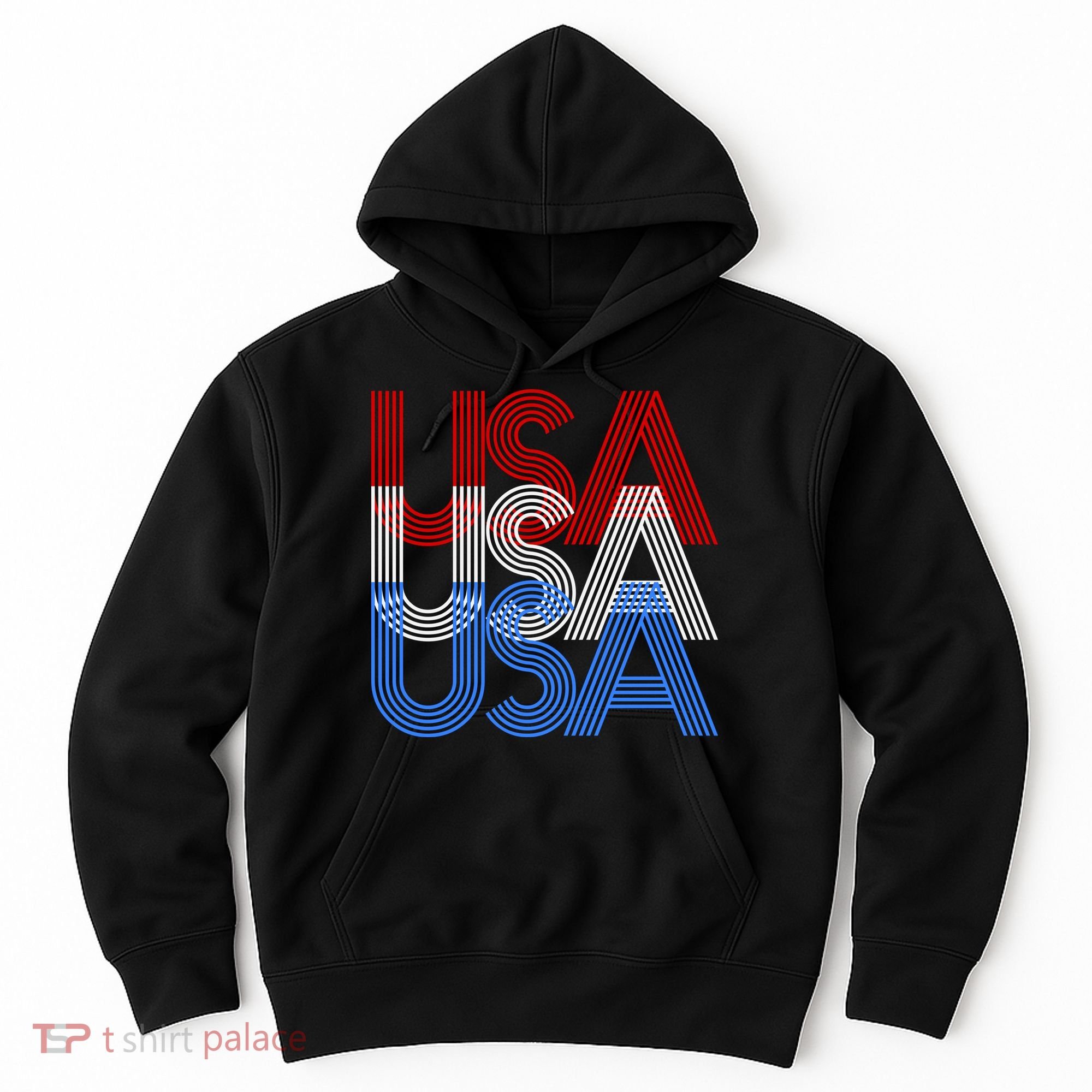 Retro USA Logo Hoodie