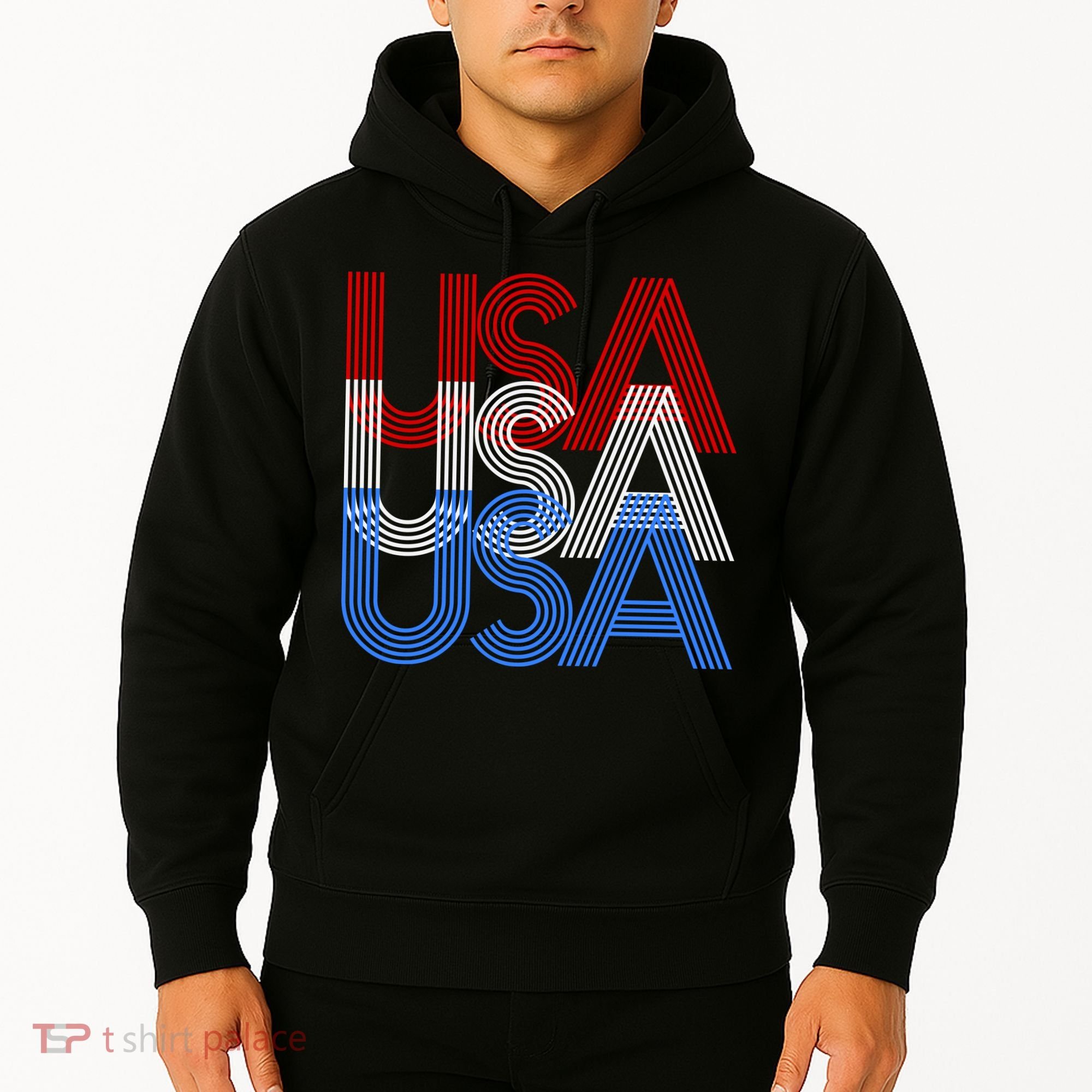Retro USA Logo Hoodie