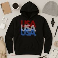 Retro USA Logo Hoodie thumb 3