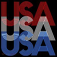 Retro USA Logo Long Sleeve Shirt thumb 2