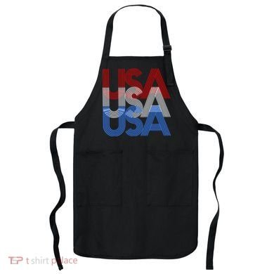Retro USA Logo Apron