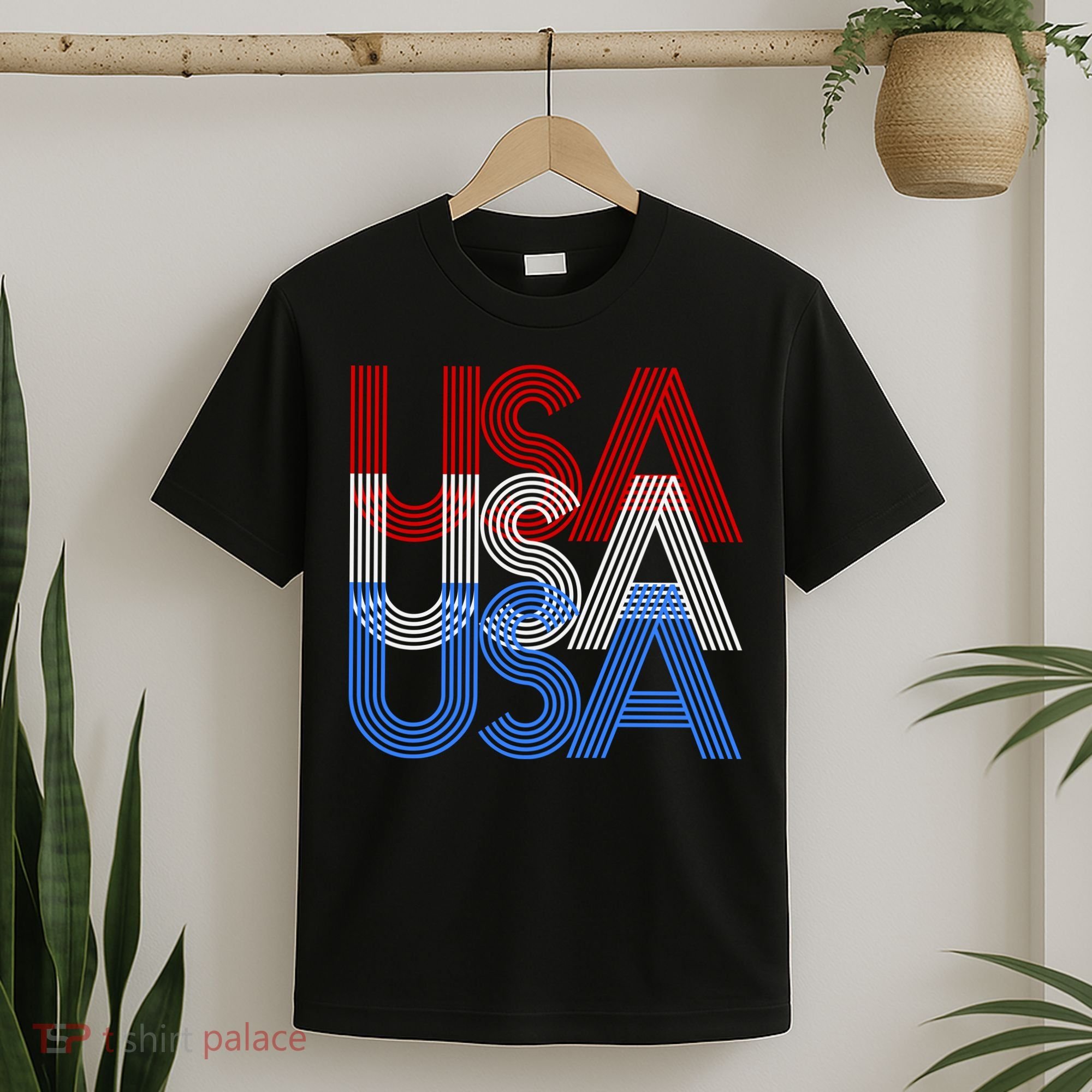 Retro USA Logo T-Shirt