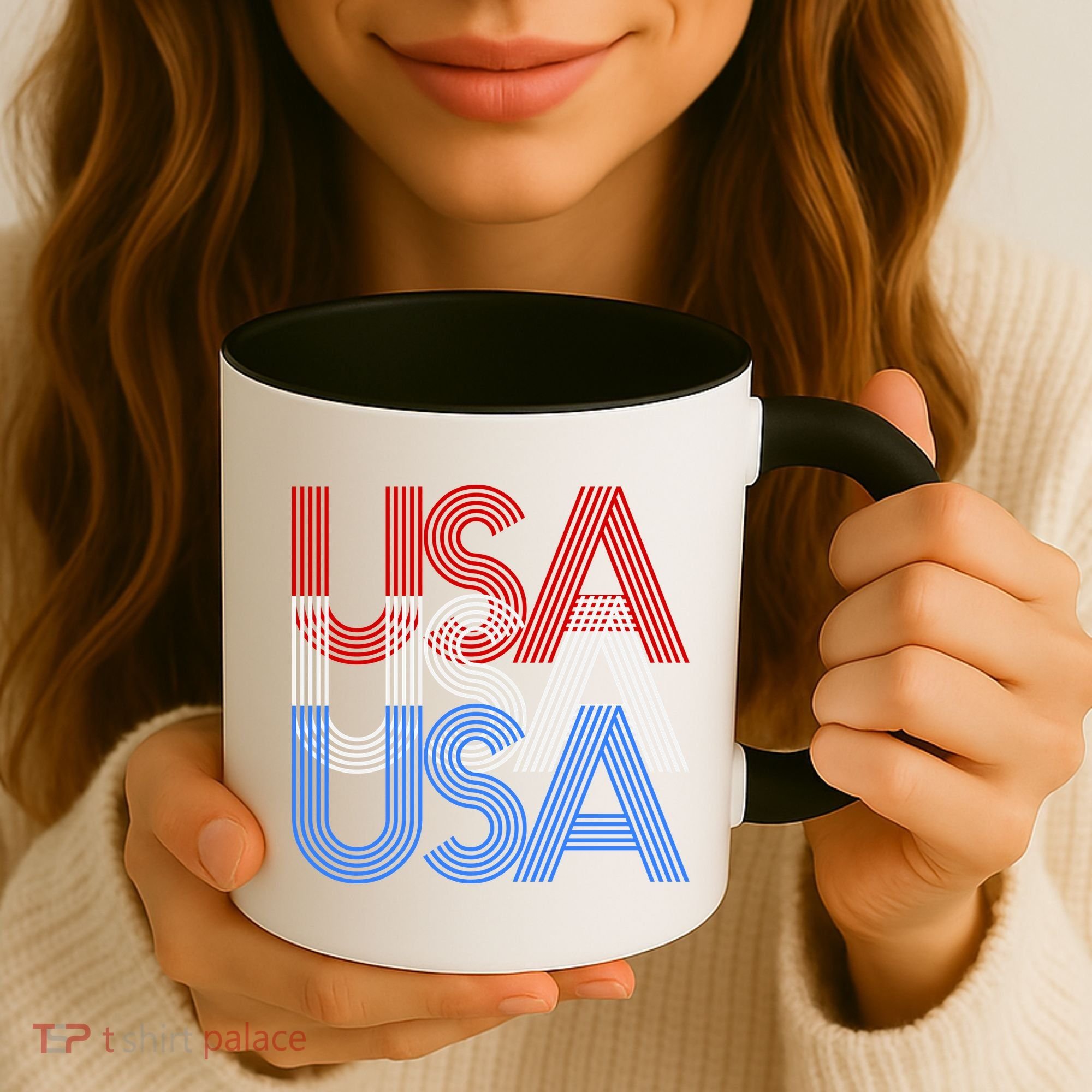 Retro USA Logo Coffee Mug