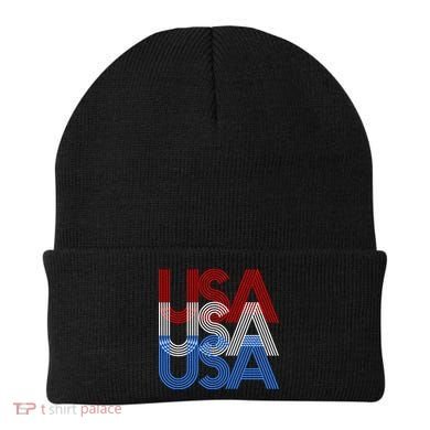 Retro USA Logo Beanie
