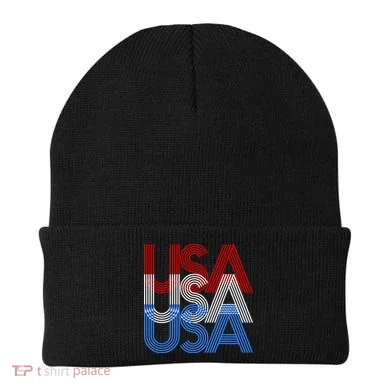 Retro USA Logo Beanie