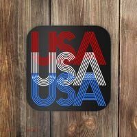 Retro USA Logo Coaster thumb 0