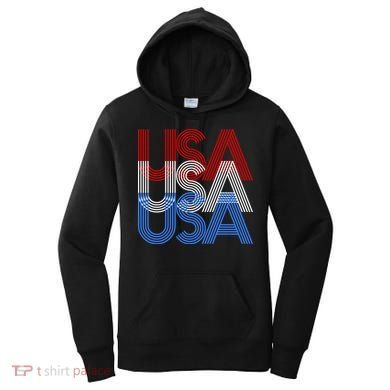 Retro USA Logo Women's Hoodie