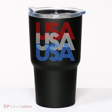 Retro USA Logo Tumbler
