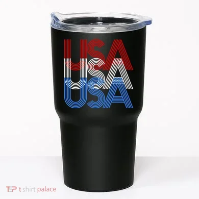 Retro USA Logo Tumbler