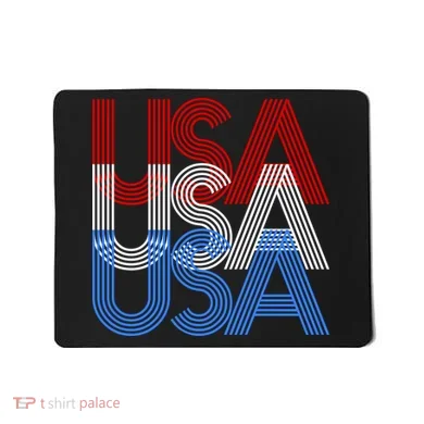 Retro USA Logo Mousepad