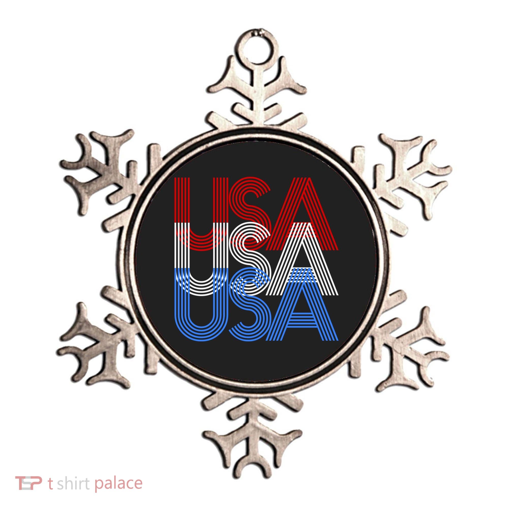 Retro USA Logo Ornament