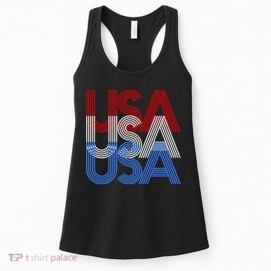 Retro USA Logo Women's Tank Top