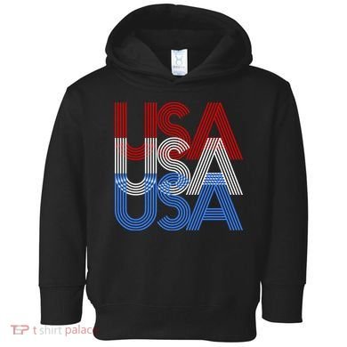 Retro USA Logo Toddler Hoodie