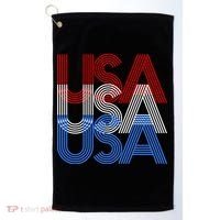 Retro USA Logo Golf Towel thumb 0
