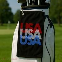 Retro USA Logo Golf Towel thumb 2