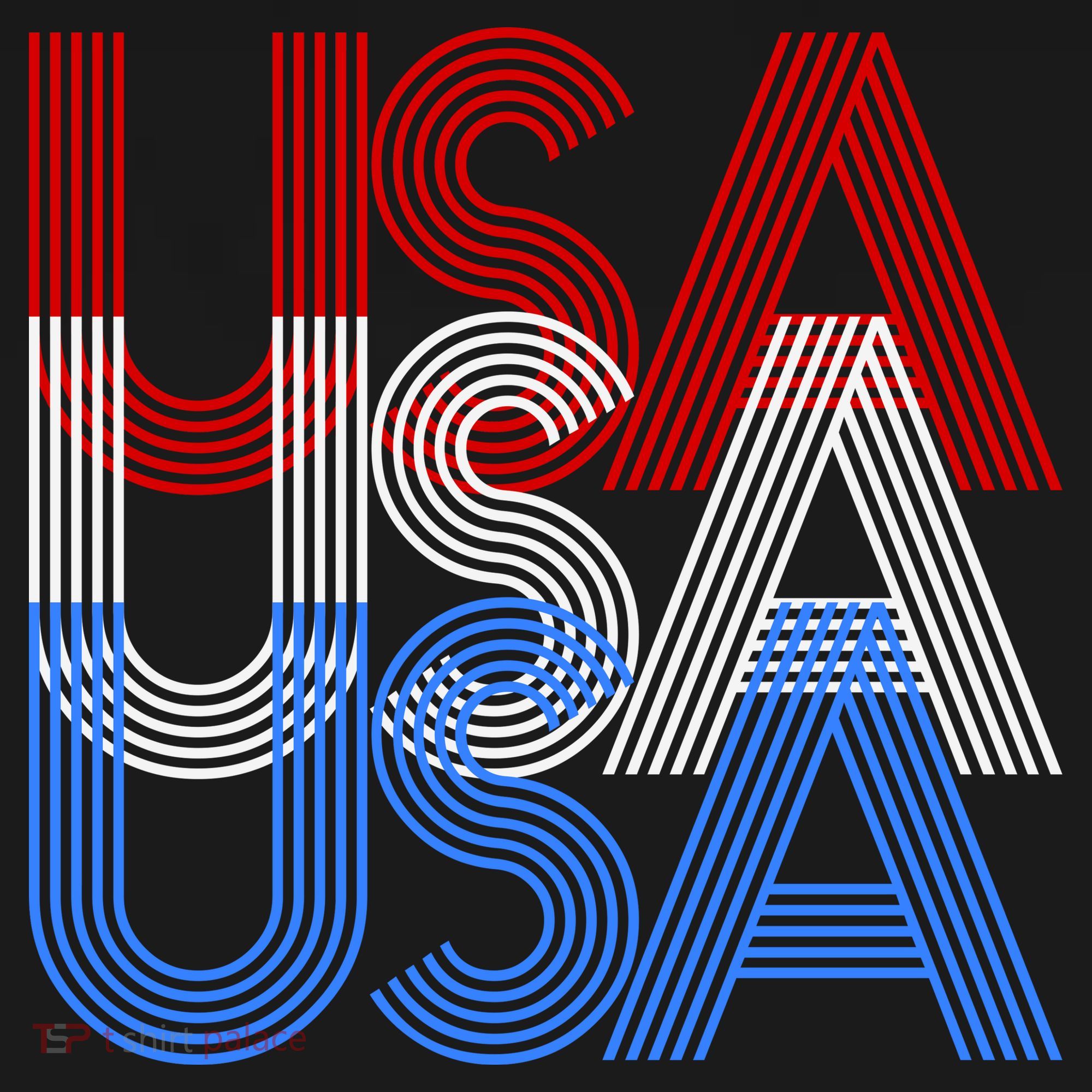 Retro USA Logo Kids Long Sleeve Shirt