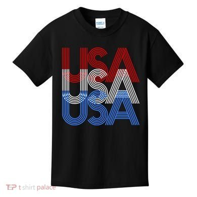 Retro USA Logo Kids T-Shirt
