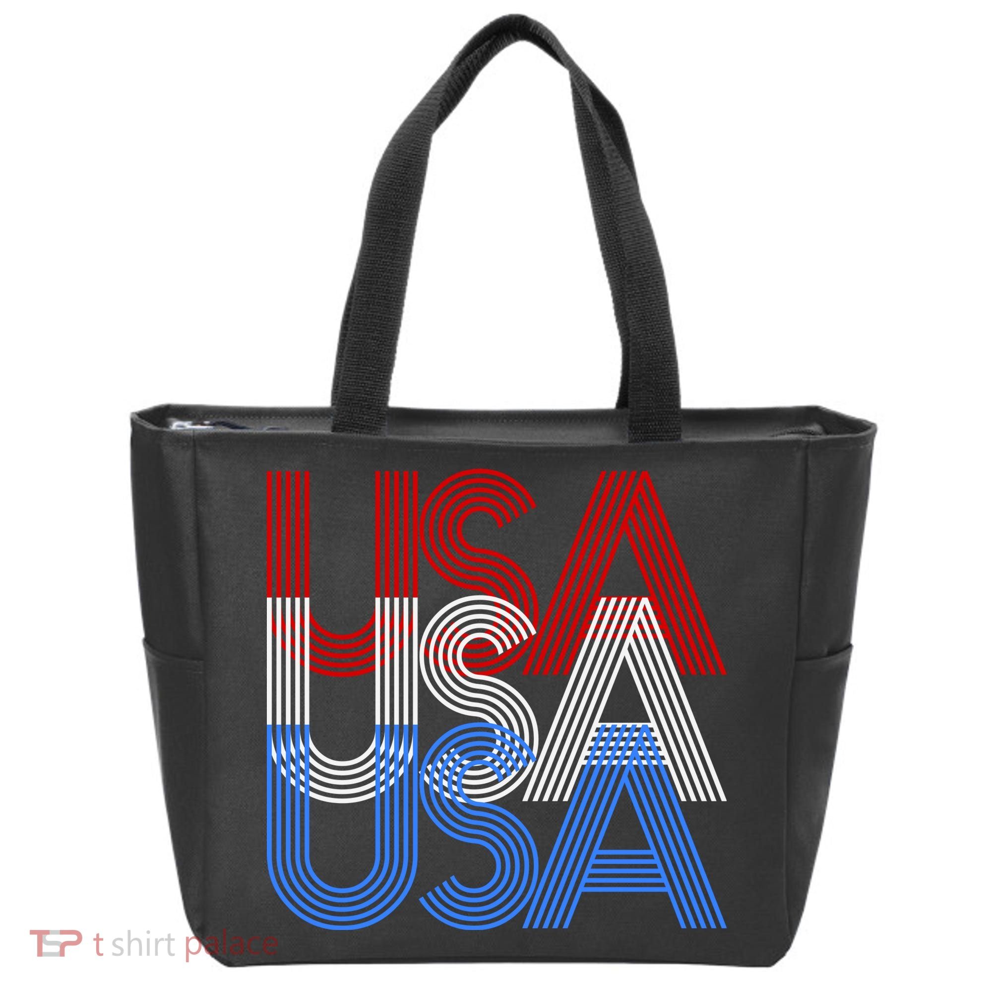 Retro USA Logo Tote Bag