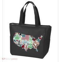 Retro USA State Map of America Tote Bag thumb 3