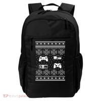 Retro Video Game Ugly Christmas Backpack thumb 0