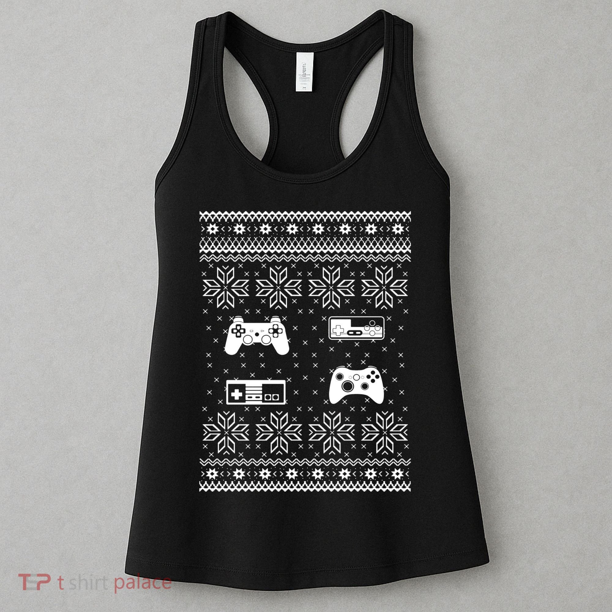 Retro Video Game Ugly Christmas Women's Tank Top