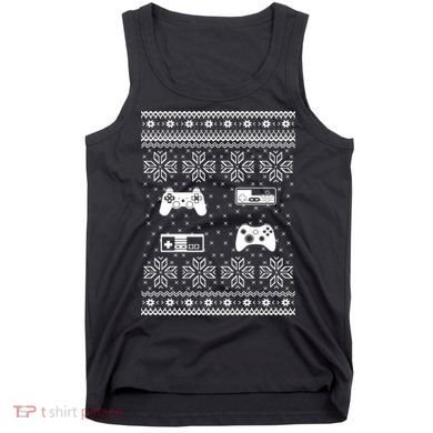 Retro Video Game Ugly Christmas Tank Top