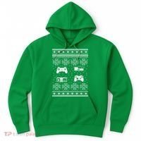 Retro Video Game Ugly Christmas Hoodie thumb 0