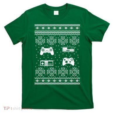 Retro Video Game Ugly Christmas T-Shirt