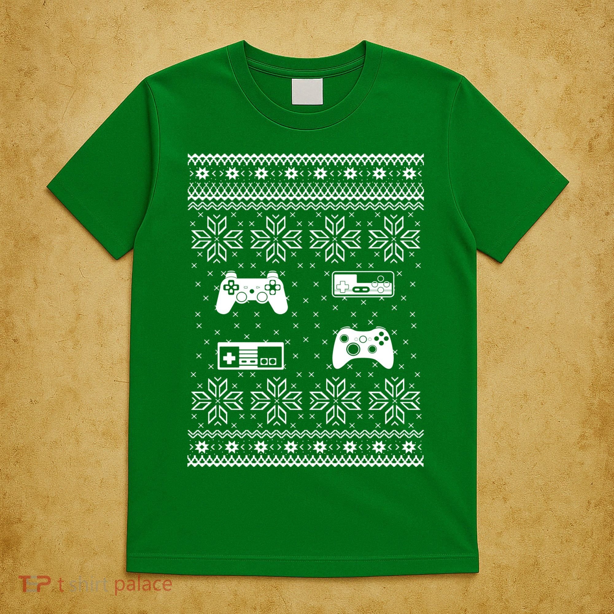 Retro Video Game Ugly Christmas T-Shirt