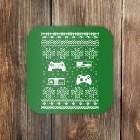 Retro Video Game Ugly Christmas Coaster thumb 0