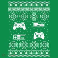 Retro Video Game Ugly Christmas Toddler Hoodie thumb 2