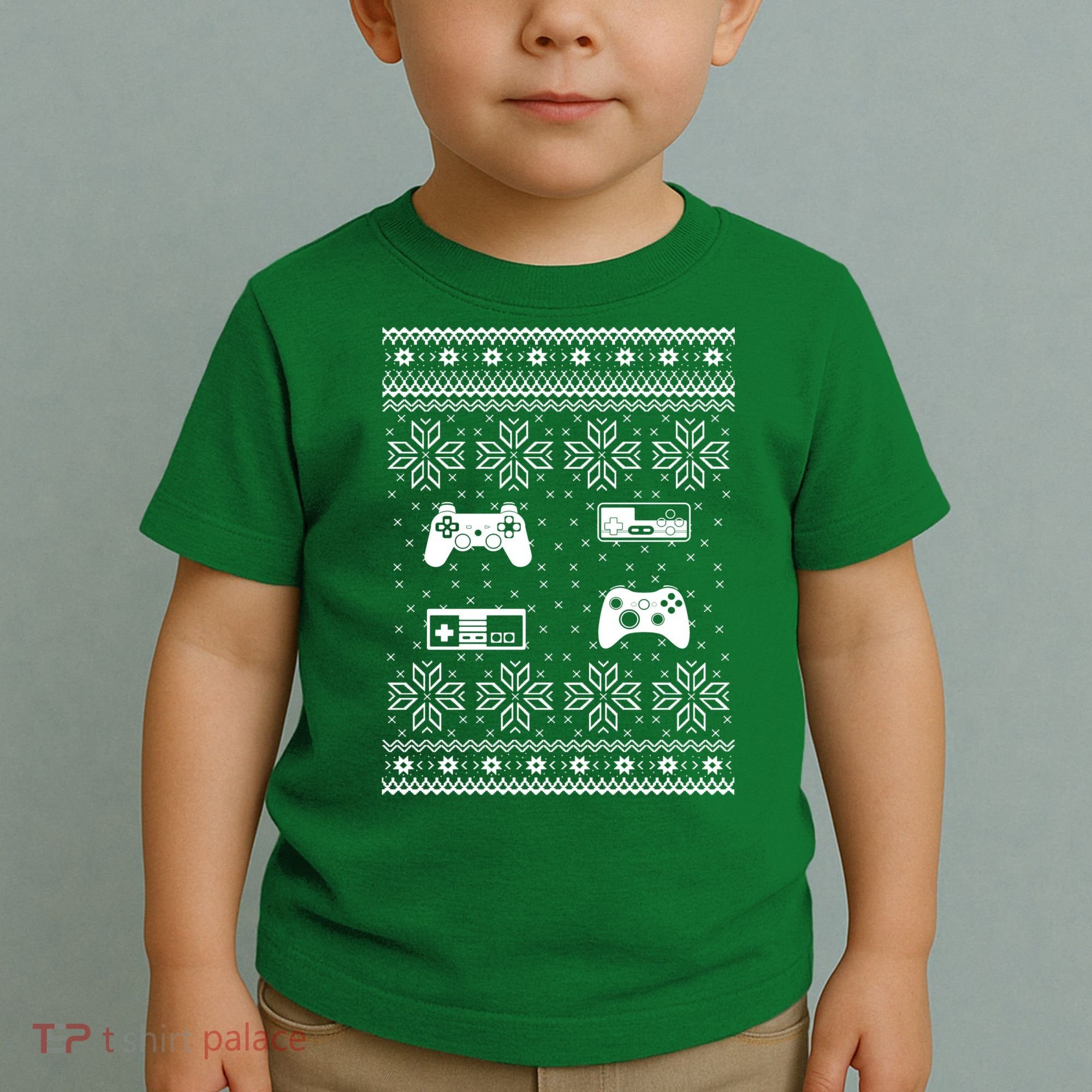 Retro Video Game Ugly Christmas Toddler T-Shirt