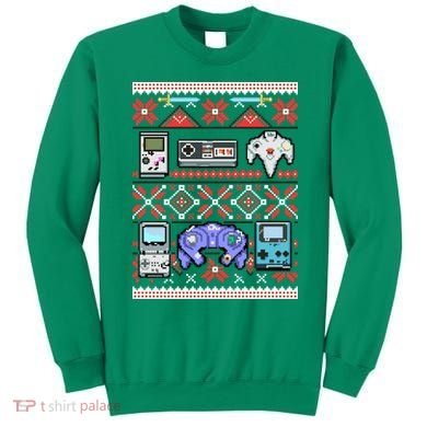 Retro Video Games Ugly Christmas Sweater Sweatshirt