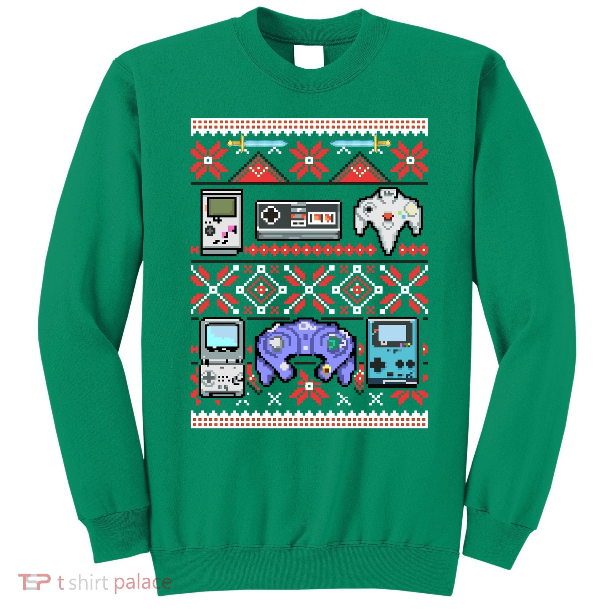 Retro Video Games Ugly Christmas Sweater Sweatshirt