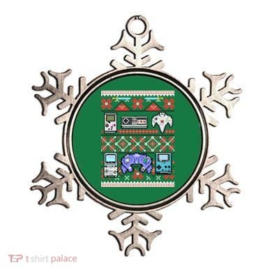 Retro Video Games Ugly Christmas Sweater Ornament