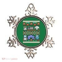 Retro Video Games Ugly Christmas Sweater Ornament thumb 0