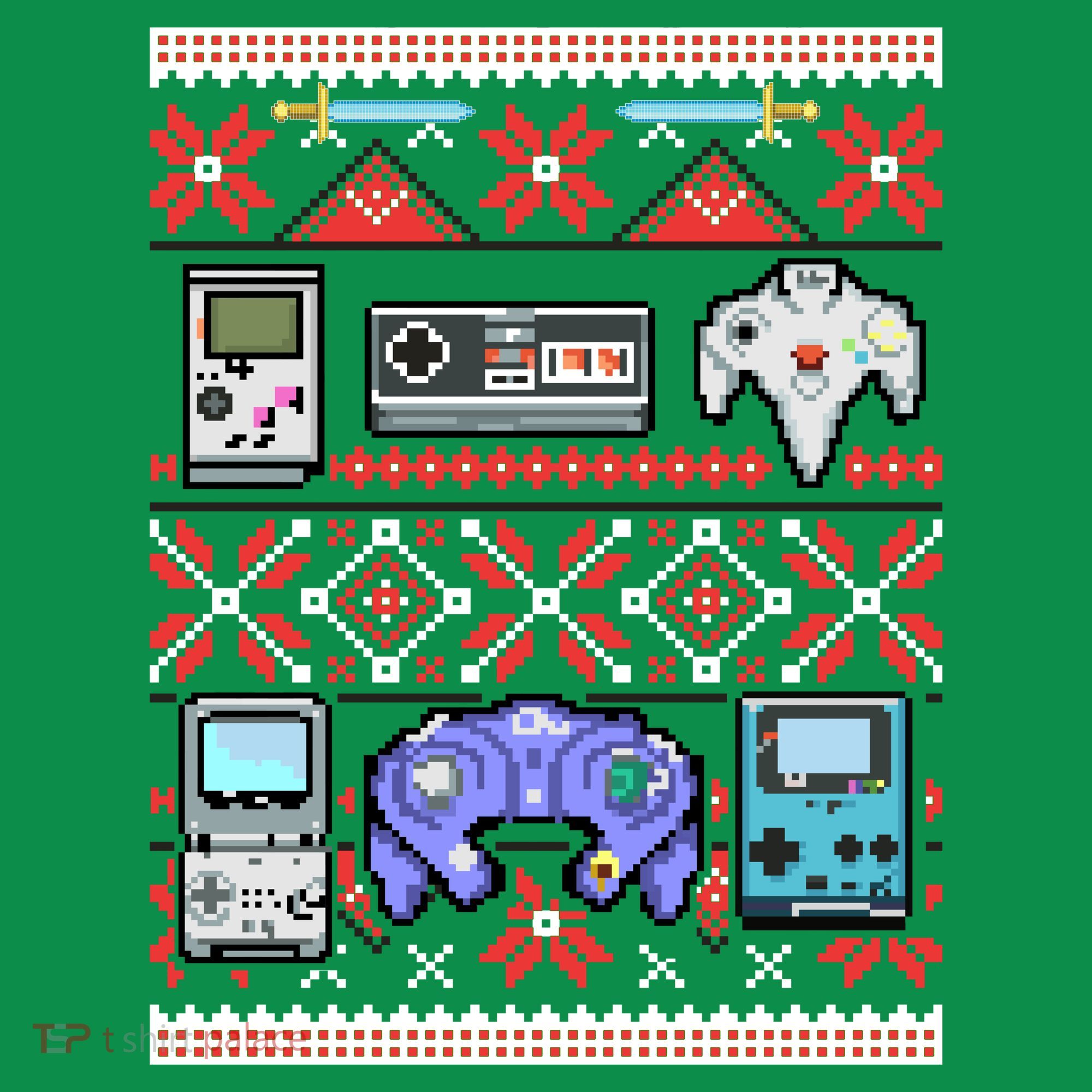 Retro Video Games Ugly Christmas Sweater Toddler Hoodie