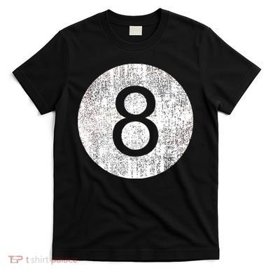 Retro Vintage 8 Ball Logo T-Shirt