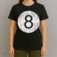 Retro Vintage 8 Ball Logo T-Shirt thumb 4