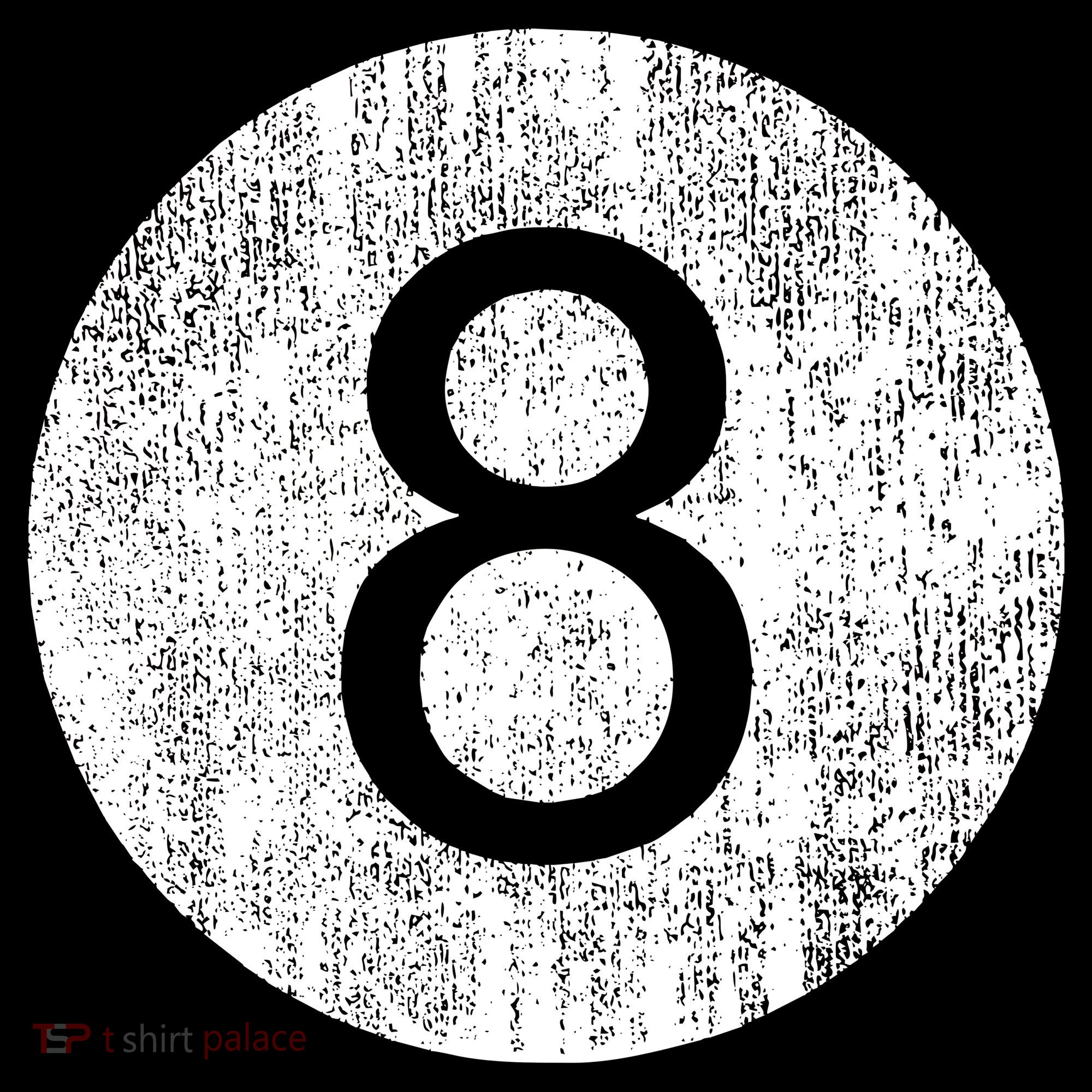 Retro Vintage 8 Ball Logo T-Shirt