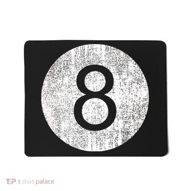 Retro Vintage 8 Ball Logo Mousepad