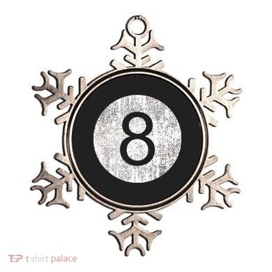 Retro Vintage 8 Ball Logo Ornament