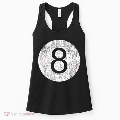 Retro Vintage 8 Ball Logo Women's Tank Top
