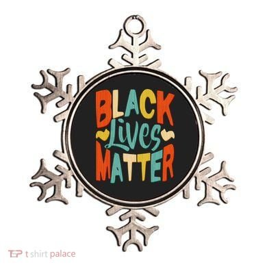 Retro Vintage Colors Black Lives Matter BLM Ornament