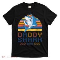Retro Vintage Daddy Shark Doo T-Shirt thumb 0