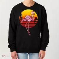 Retro Vintage Flamingo  Women's Sweatshirt thumb 0