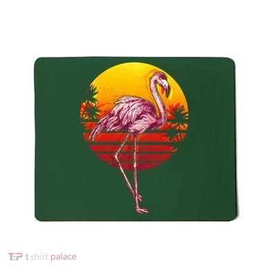 Retro Vintage Flamingo  Mousepad