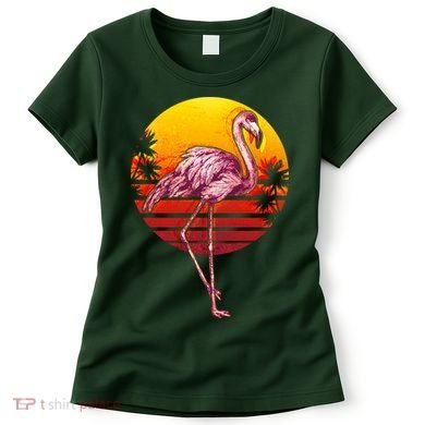 Retro Vintage Flamingo  Women's T-Shirt