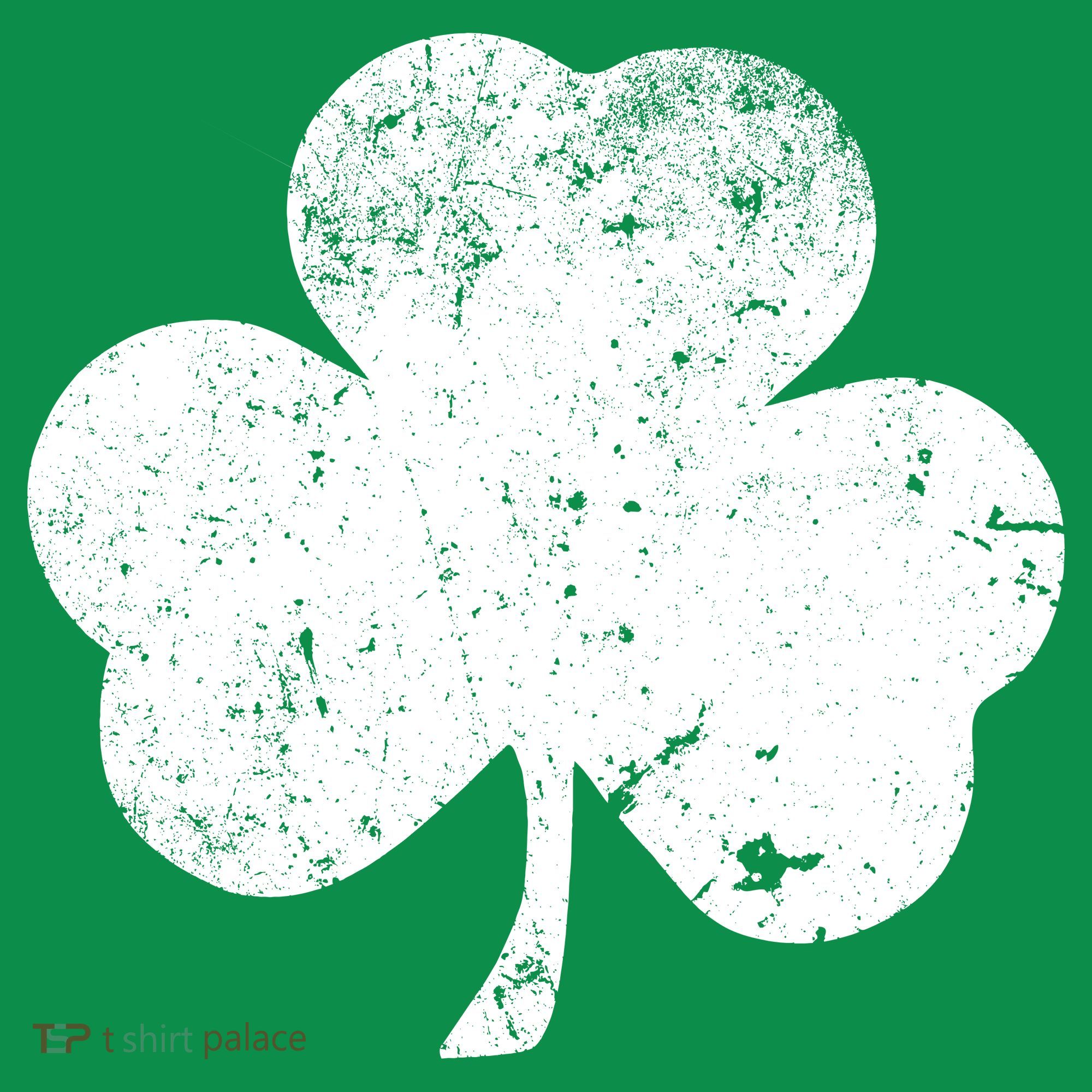 Retro Vintage Irish Distressed Shamrock St. Patrick's Day T-Shirt